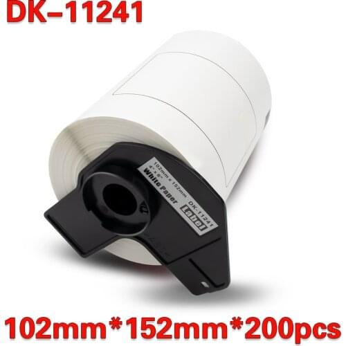 Absonic DK-11241 102mm*152mm 200PCS Labels Per Roll Thermal Sticker Use for Brother QL-1050 QL-1050N QL-1100 QL-1110NWB Printer
