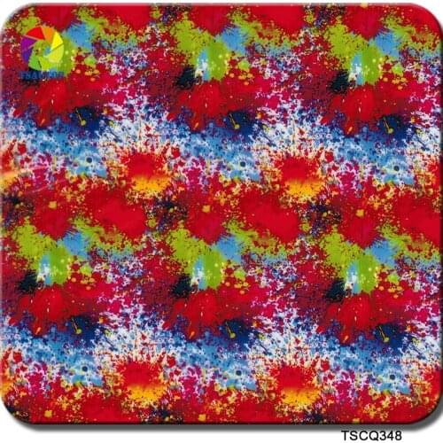 TSAUTOP Size 0.5m x 20m hydro printing pva water transfer printing film hydrographics transfer festival Festive WDF348