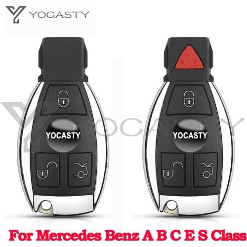 YOCASTY 3 Buttons Remote Car Key 433.92 MHz for Mercedes 2000+ with NEC&BGA Chip
