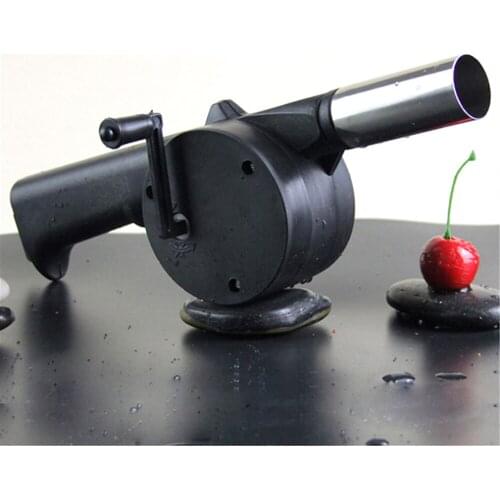 ADOREHOUSE Hand-cranked Air Blower Outdoor Barbecue Fan Camping Fire Bellows Tools Picnic BBQ Air Blower Cooking Accessories