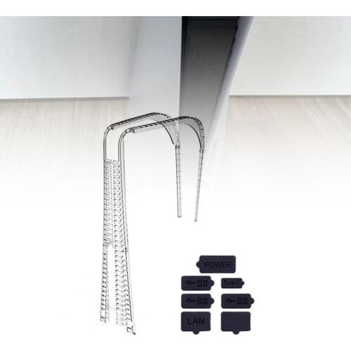 Silicone Dust Plug Set for Sony Playstation5 Anti Dust Cover Stopper Dustproof Case Kits for PS5 Gaming Console Protective Cover