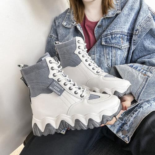 Shoes Winter Warm Platform Woman Snow Boots Plush Female Casual Sneakers Faux Suede Leather Female Snowboots Warm Shoes Fur