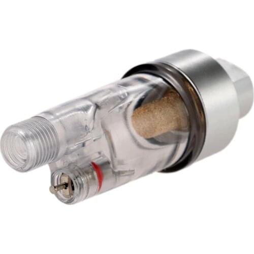 1pc Mini Air Filter Airbrush Moisture Water Trap 1/8" Hose 65 x 23 x 23mm For Spray Pen Brush Tool