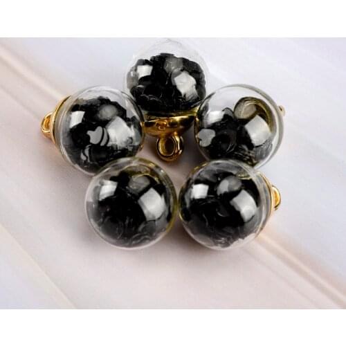 16#10pcs Alloy Hook Hollow Hand-made Glass Bead jewelry beads set Glasses Beads & Jewelry Making Glass Beads Wholesale #IZ525