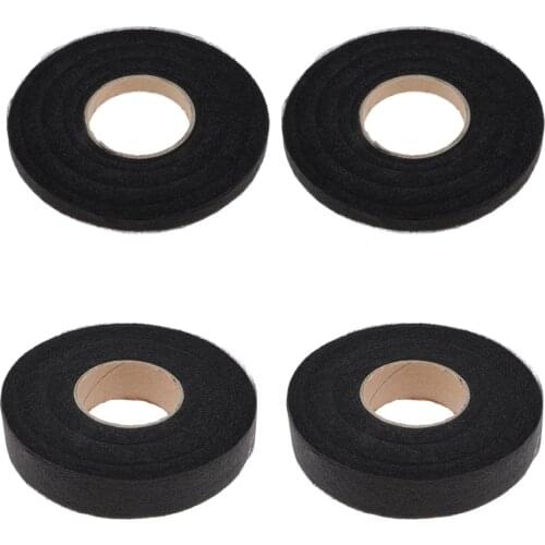 90Yard Iron-on Seam Ribbon - Black Double-sided Textile Adhesive Tape, Hem Band Ironing Tape, Irons Duct Tape Fabric