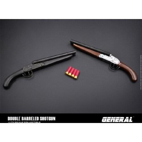 GA-008 1/6 Arms Model Double Barreled Shotgun Figure For 12 Inch Soldier Doll Model In Stock