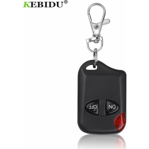 KEBIDU Universal 433MHz Remote Control Wireless 2 Button For Gate Garage Door Keychain Duplicator 2 Keys RF Remote Controller