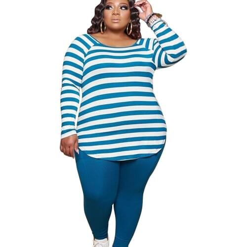 Plus Size Clothing 4xl Tuo Piece Set Women Round Neck Tracksuit Stretch Top And Pants Long Sleeve Woman Fashion Spring