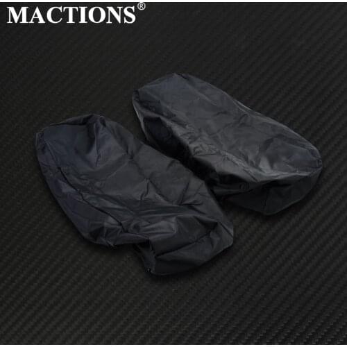 Motorcycle Waterproof Lid Covers Audio Speaker Lid Saddlebag Lid Covers For Harley Touring Street Glide Electra Glide Road King