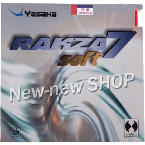 Yasaka RAKZA 7 SOFT RK7 Pimples In Table Tennis Rubber RAKZA7 SOFT Pips-In Ping Pong Sponge Tenis De Mesa