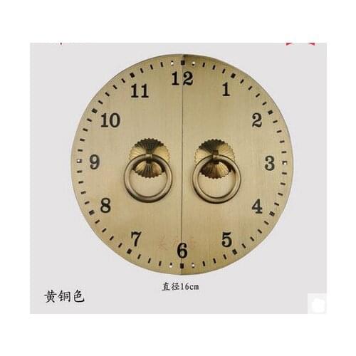 Neo-classical antique wardrobe door handle small bookcase copper handle HTB-248 warning bell section