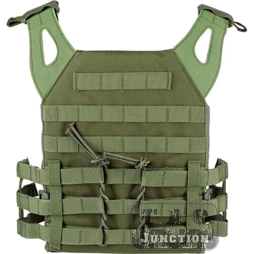 TFG Tactical JPC Vest W/ 2PCS Soft Plates 600D Nylon MOLLE Plate Carrier Modular Low Profile For Hunting Airsoft Combat Military