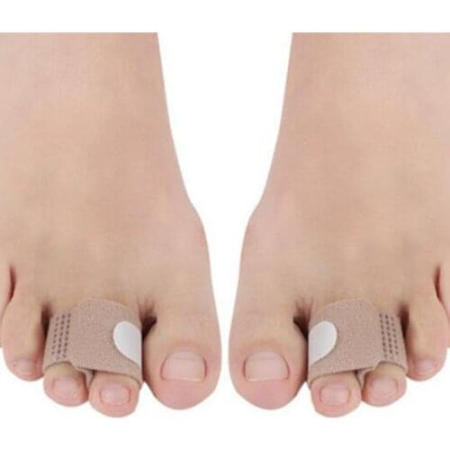Fabric Toe Finger Straightener Hammer Toe Hallux Valgus Corrector Bandage Toe Separator Splint Wrap Foot Stretcher Care Tool