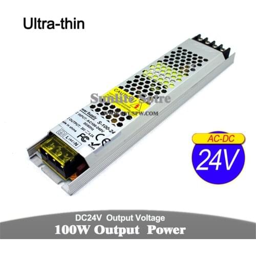 Ultrathin Power Supply DC 24V 72W 100W 120W 150W 180w 200W 250W 300W 350W 360W 400W Lighting Transformers For Led Lamp cctv