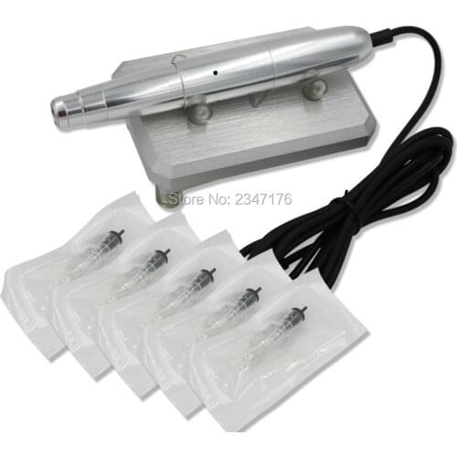Mix sale Micro needle permanent makeup machine needle digital swiss gun machine tattoo needle for Eyebrow lip Tattoo Accessories