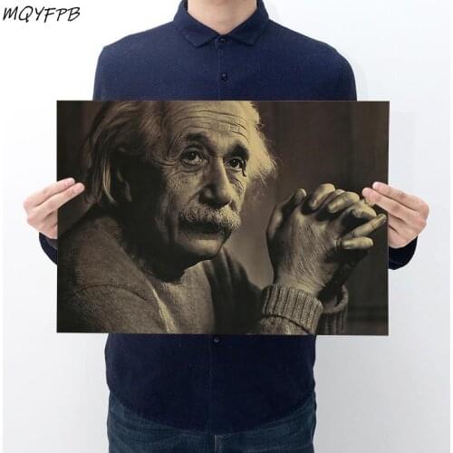 Celebrity portrait Series Kraft Paper Poster Home Decoration Painting Wall Sticker Gift 50.5x35cm