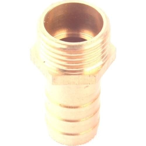 1pc 1/2 Inch to 16mm Copper Thread Adapter Hose Pipe Quick Connector Home Garden Copper Plumbing Accessories