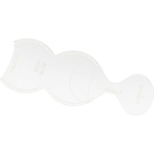 1 Piece Handbag Pattern Acrylic Stencil Template for Leather Crafts(Key Bag)