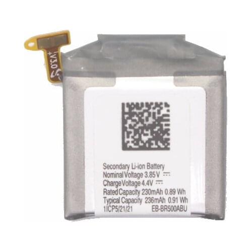5pcs /lot 230mAh EB-BR500ABU Replacement Battery For Samsung Galaxy Watch Active 1 SM-R500 Batteries