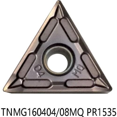 100% Original TNMG160404MQ TNMG160408MQ PR1535 Carbide Inserts TNMG160404 TNMG160408 MQ Lathe Cutter Turning Tools TNMG 160404