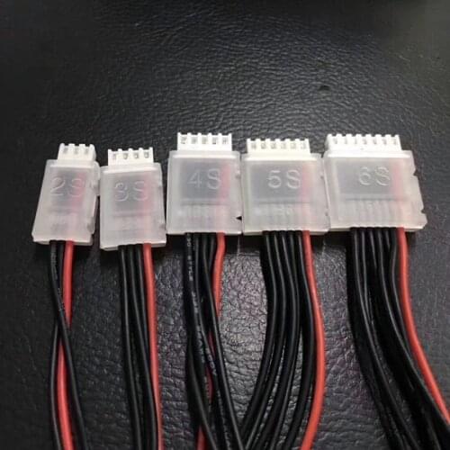 5pcs 2S 3S 4S 5S 6S XH2.54 Balanced Head Protection Balance Plug Savers AB Clip Dropship for RC Model Lipo Battery