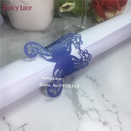 50pcs Laser Cut Napkin Rings For Dinners Lunch Tables Home Wedding Party Hippo horse Paper Napkin Ring Wedding Table Decoration