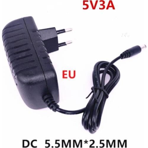 1pcs 5V 3A DC5.5*2.5MM AC/DC Adaptor 5V3A 3000mA power adapter Charger Supply SP 5V 2A 1A 2000mA 1000mA 500mA 5V2A 5V1A