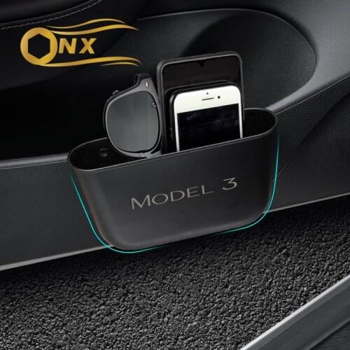 For Tesla model3 Car storage box car multi-function hanging storage box interior Accessories