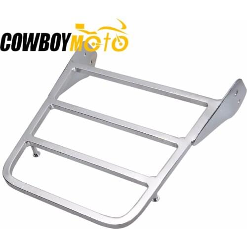 For Yamaha V-Star 400 650 1100 Classic XVS 1998-2011 /Dragstar XVS 1100 00-11 Chrome Motorcycle Backrest Sissy Bar Luggage Rack