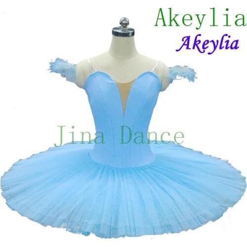 Without decoration Tutu Blue Bird Classical Ballet costume Women Show Stage Professional Pancake Platter Stage Ballet Dress