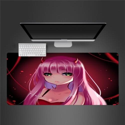 Anime girl large gaming accessories mouse pad pads waterproof non-slip office computer keyboard desk mat household carpet mats