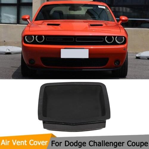 For dodge challenger coupe Front Hood Vent Real Carbon Fiber Bonnet Car Hood Vents Air Flow Intake Scoop Covers 2015-2019