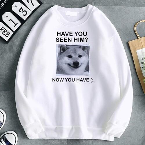 Hoody Shiba Inu Now You Have Printing Mens Sweatshirt Thermal Vintage Mens Hoodie Soft Brand Hoodies Plus Size Winter Clothes