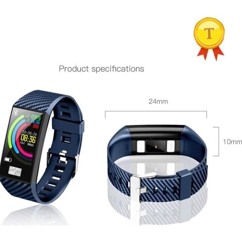 Fashion ECG Heart Rate Blood Pressure Monitor Smart Bracelet Fitness Tracker Watch Sports Smart Wristband Multi-sports Mode Band