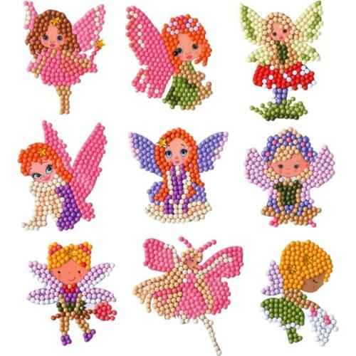 5D Diamond Kits for Kids Paint with Diamonds by Number Kit Easy to DIY Handmade Sticker Arts and Crafts for Children Art Craft