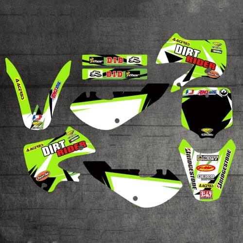 For Kawasaki 65 KX Motocross Graphics Stickers Decals For Kawasaki KX65 KX 65 2010-2012 2013 2014 2015 2016 2017 2018 2019 2020