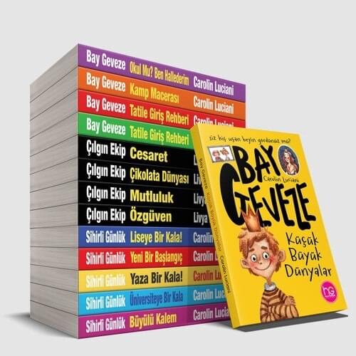 Folk Bookstore Very Popular Child Adventures Set-14 Book Turkish