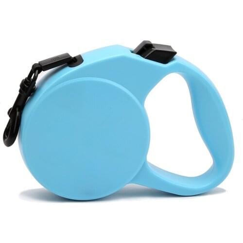 Nylon dog leashes, with self-retracting nylon dog straps, extend the dog walking and running line, suitable for small and medium