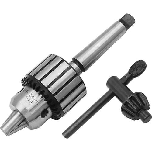 New Flat Tail Morse Cone MT2 B16 Morse Tapper Shank Drill Chuck 0.5-13mm Heavy Duty Taper Arbor Milling Tool