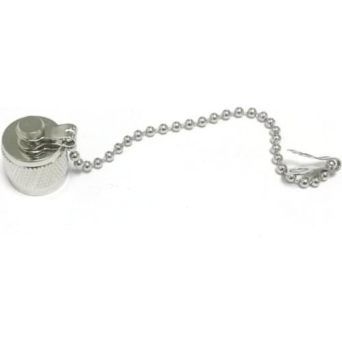 New 2pcs RF TNC dust cap for TNC female connector straight with chain or without chain