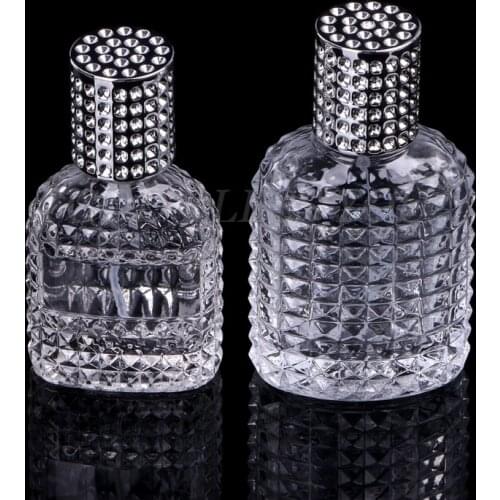 New Style Pineapple Portable Glass Perfume Bottle With Spray Empty With Atomizer Drop Shipping