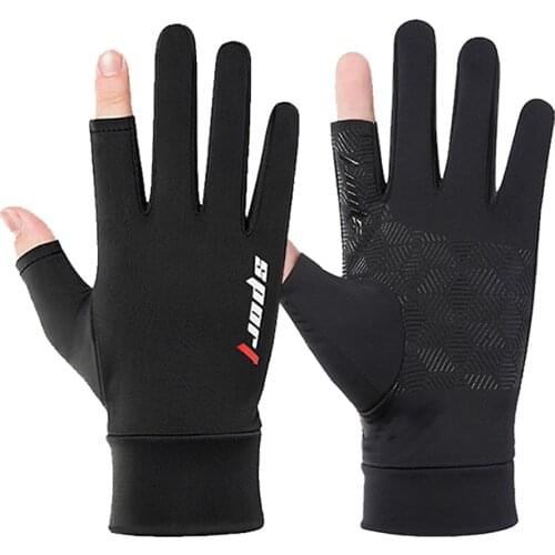 Fishing Catching Gloves Protect Hand Professional Release Anti-slip Fish Gloves Ice Silk Anti-Slip Anti-Sweat Fishing Gloves