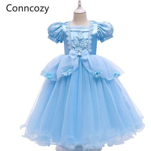 Mesh Ball Gown Girls Party Dresses Prom Bridesmaid Girl Dress for Wedding Christmas Princess Dress Kids Gauze Tutu Dresses Pink