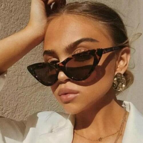 Vintage Cateye Sunglasses 2020 Women Sexy Retro Small Cat Eye Sun Glasses Brand Designer Eyewear For Female Oculos De Sol