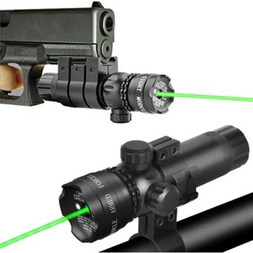 Tactical Laser Mount Green Red Dot Laser Sight Rifle Gun Hunting Scope 20mm Airsoftsport Rail & Barrel Pressure Switch Mount New