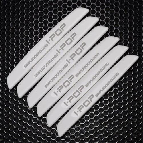 Universal car door protector parking scratch adhesive car door guard strip door edge protector 6pcs