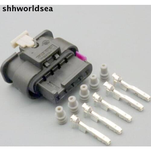 Worldgolden 5/30/100sets 1.2mm 5pin 5way kit automotive waterproof wire connector 1-1718806-1