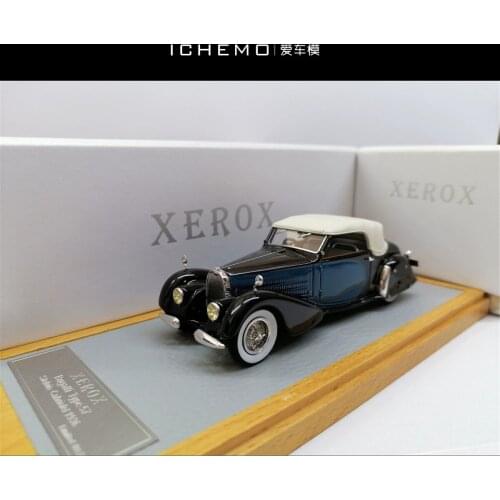 XEROX 1:43 Bugatti Type 57 1936 Vintage Car Classic Car Limited Edition Collector Edition Resin Diecast Model Toy Gift
