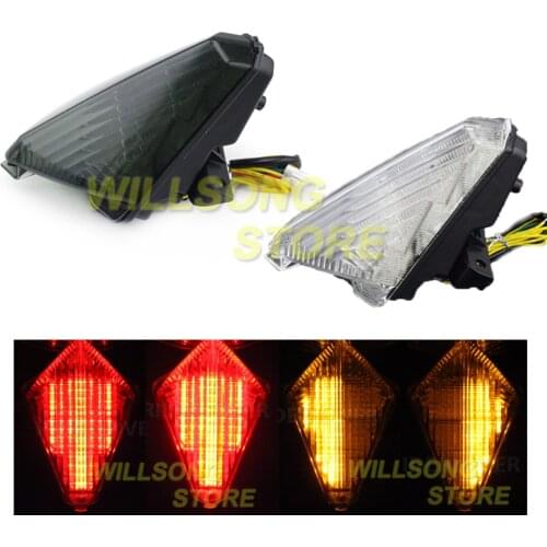 Rear LED Tail Brake Light Blinker Turn Signal Integrated Lamp For YAMAHA TMAX 530 XP530 13-16 YZFR1 07-08 Motorcycle Accessories