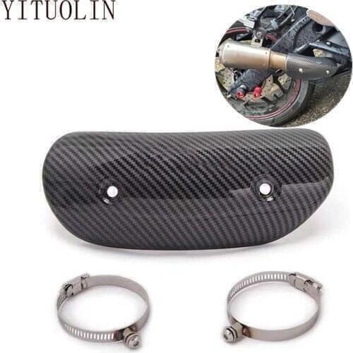 For Nmax Mt07 S1000rr Fz6 Motocross Exhaust Protector For HONDA VFR800 PCX 2019 VARADERO 125 TRANSALP 650 TRANSALP 600 CBR 600F